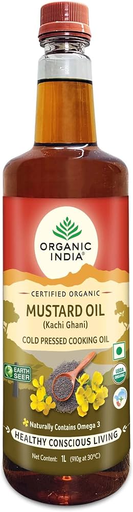 ORGANIC INDIA MUSTARD OIL 1LTR